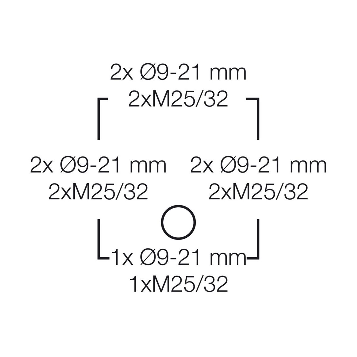 Розподільна коробка DK 0604 GZ з клемою Cu 3~ 1.5-4 мм2 IP66 130x130x77 сіра RAL 7035