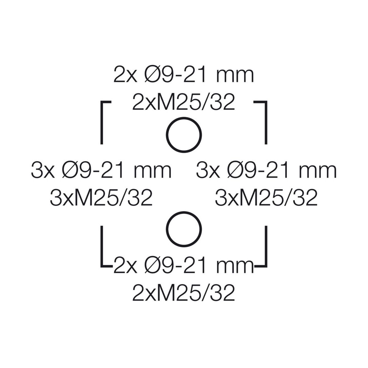 Розподільна коробка DK 1006 GZ з клемою Cu 3~ 1.5-6 мм2 IP66 180x130x77 сіра RAL 7035
