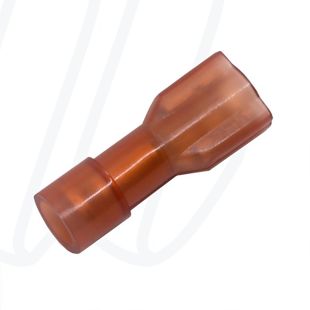 KA1507FLSF Плаский повністю ізольований конектор 6,3x0,8 (гніздо) 0,5-1,5 мм² / червоний