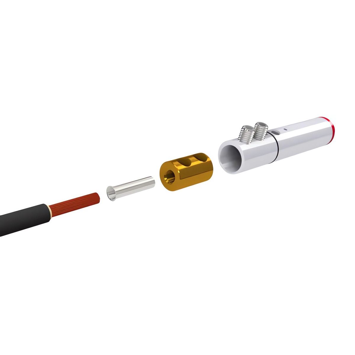 Перехідник–гільза для кабелю 25 мм² (з гільзою в комплекті) для конекторів | POWER SYNTAX