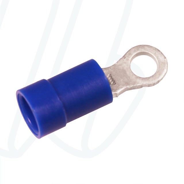 KA2532R Кільцевий ізольований наконечник 1,5-2,5 мм² / ø 3 / синій / упак. 100 шт