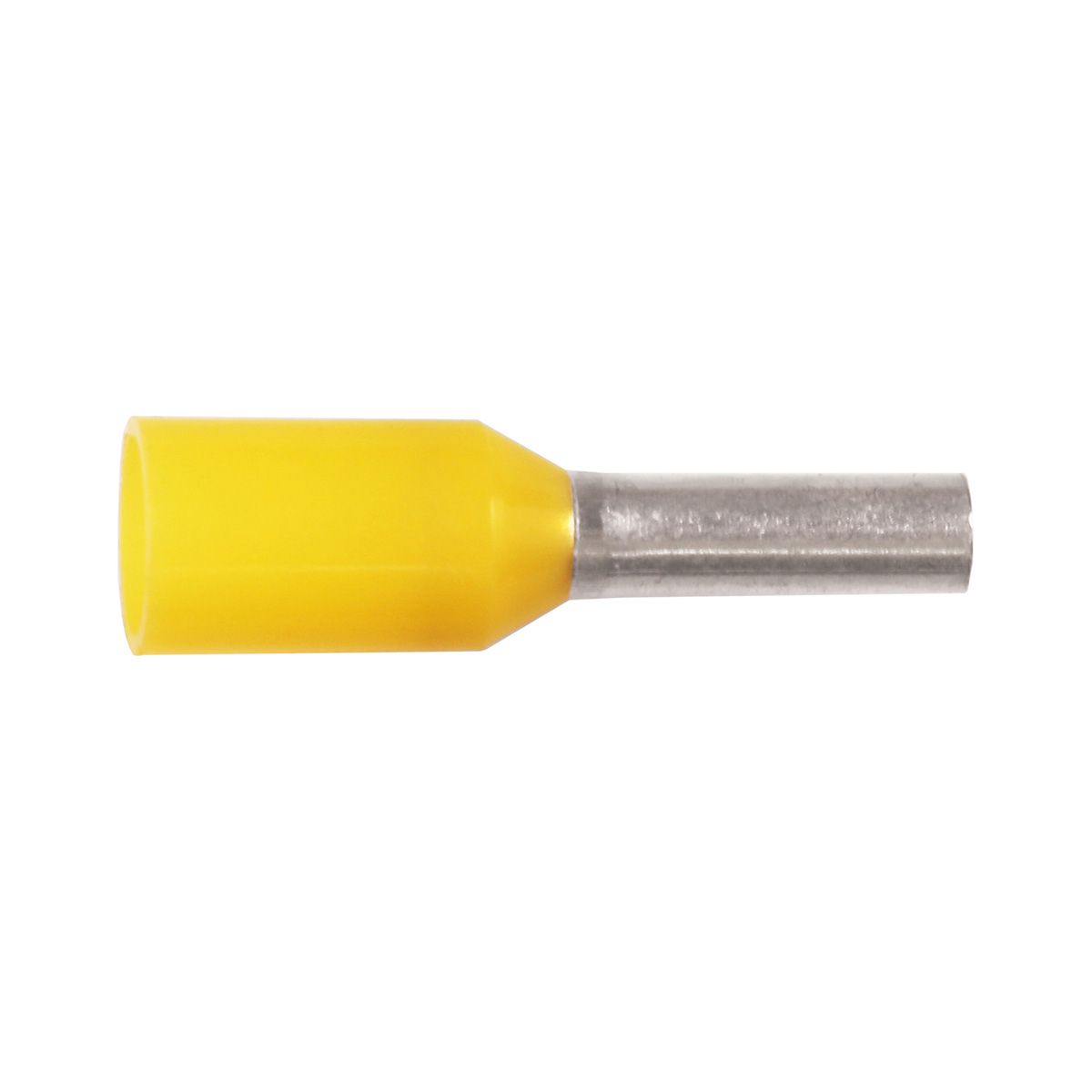 KA1-10ETW Ізольований гільзовий накінечник 1 мм² / L1=10 мм / жовтий / упак. 500 шт