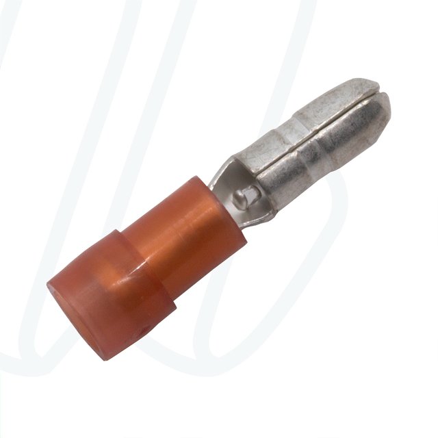 KA1504HA Кулеподіний ізольований конектор (штекер) 0,5-1,5 мм² / червоний
