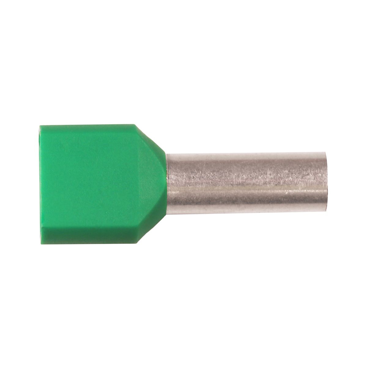 KA16-16ETW2 Ізольований гільзовий накінечник TWIN 16 мм² / L1=16 мм / зелений / упак. 50 шт