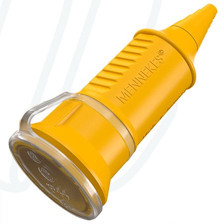 Розетка кабельна SCHUKO 16A 2п+З, 230В, IP44 жовта, 16 A, 2+E, 230 В