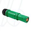 Розетка кабельна SPX, 480А, E, 150 мм², ввід М40 Ø19–28мм, зелена | POWER SYNTAX